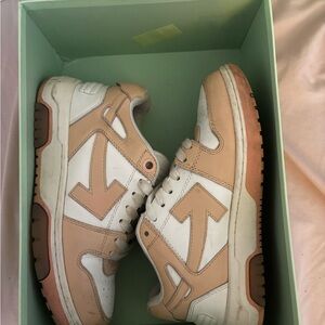 Off White Womens Sneakers Pink & White